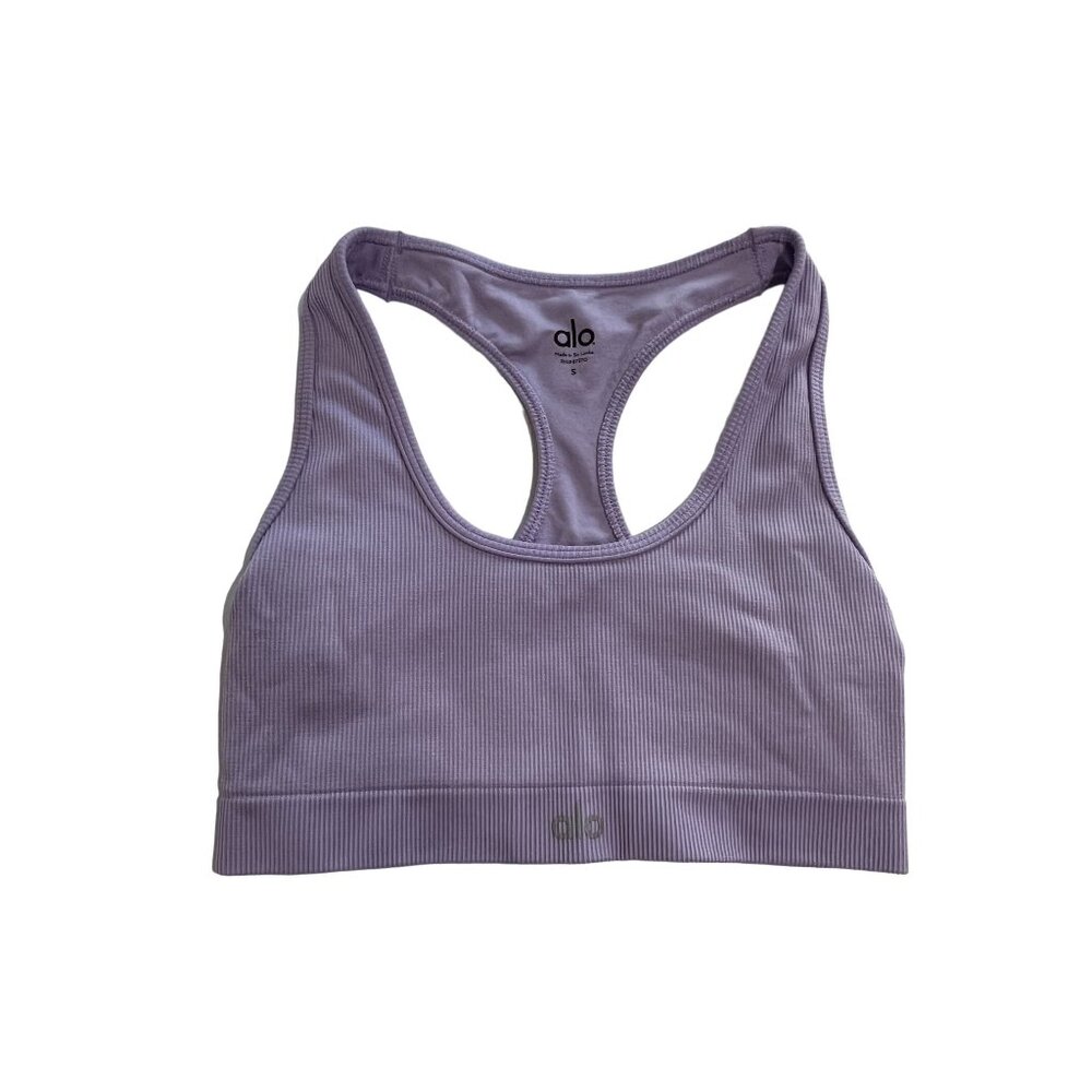 ALO Yoga Purple Sports Bra